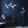 Zwisowa lampa molekuły L&-196690 Light& szklane kule sticks mosiądz OUTLET