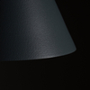 Wisząca lampa stożkowa do salonu ZENITH 11493 szary błękit
