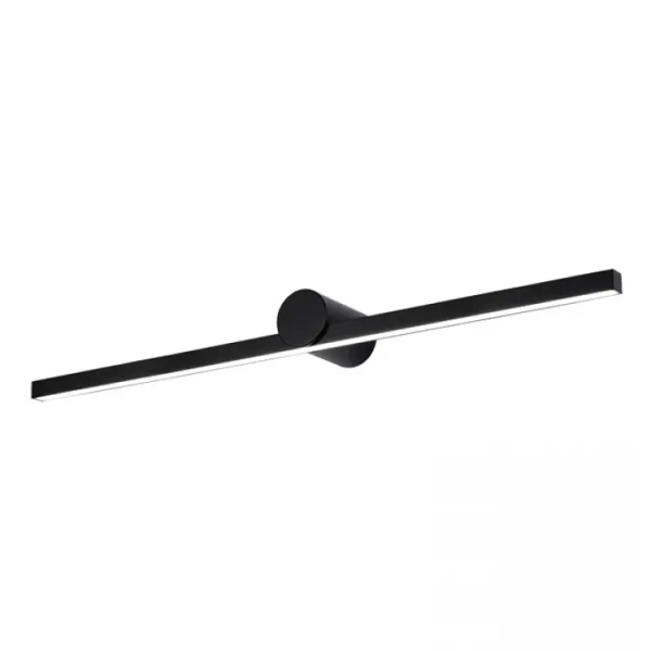 Podłużna ścienna lampa 22125 LED 17W 3000K nad lustro IP54 czarny