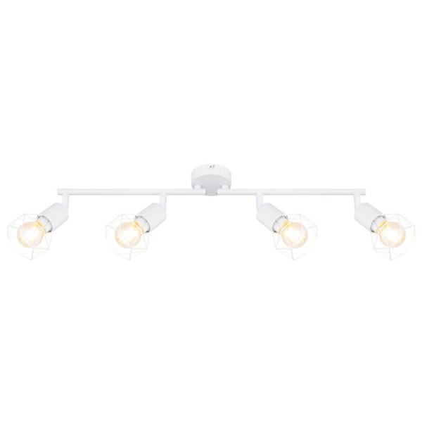 Sufitowa lampa Xara 54802W-4 druciane reflektorki białe