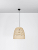 Lampa wisząca REYNOSA LE42947 do salonu ratan beżowa czarna