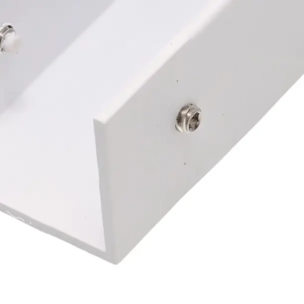 Prosty łącznik 2-fazowy TRACK AZ6937 metalowy IP65 biały
