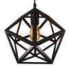 Retro LAMPA wisząca DENMARK 305534 IL MIO metalowa OPRAWA vintage zwis klatka czarna