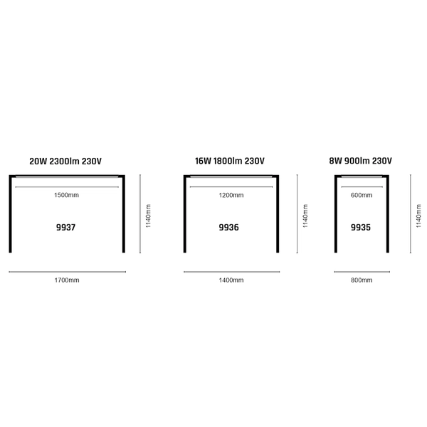 Zewnętrzna lampa stojąca bramka TAKETA 9935 IP44 antracyt