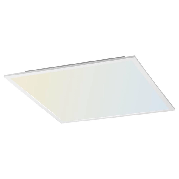 Nowoczesna lampa sufitowa Flat LED 24W biała z pilotem