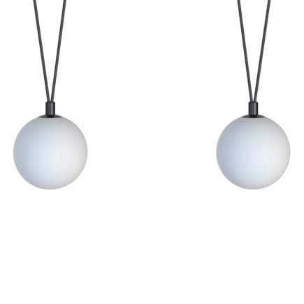 Lampa wisząca nad stół kule Sling 10354 Nowodvorski designerska biała