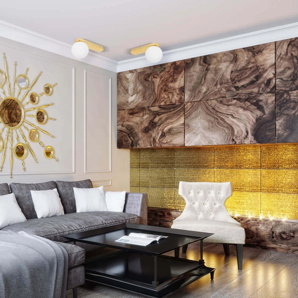 Sufitowa lampa Bianca 4698 TK Lighting bańka kuchenna biała złota