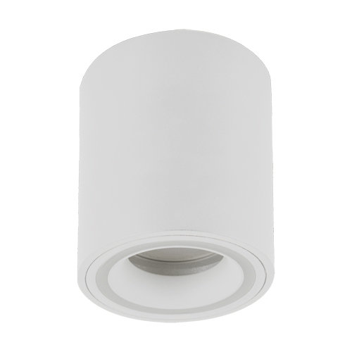 Metalowa lampa sufitowa Indi 04045 biała tuba do przedpokoju