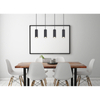 Wisząca lampa Robby 57911-4HB nad łóżko czarna chrom