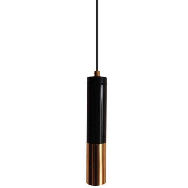 Lampa wisząca Golden pipe ST-5719-1 Step tuba złota czarna