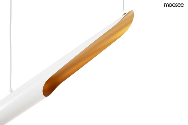 Lampa wisząca Conteo MSE010100351 do salonu biała złota