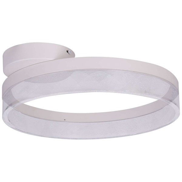 Plafon LAMPA sufitowa SMITTY 68225-24 Globo metalowa OPRAWA okrągła LED 24W 4000K ring biała
