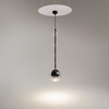 Lampa wisząca Ros MOD227PL-01B Maytoni bubbles czarna przezroczysta