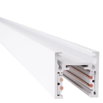 Natynkowy szynoprzewód magnetyczny 1m MT0028 metalowy biały