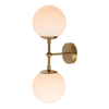 Złoty kinkiet DORADO LP-002/2W Light Prestige szklane kule molecular
