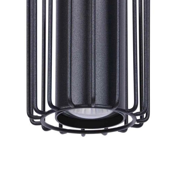 Lampa wisząca Falcon K-4931 tuby na listwie czarne