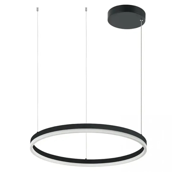 Wisząca lampa ring 20260 LED 43W 3000K do salonu czarny