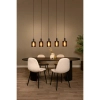 Nowoczesna lampa wisząca Lambres 45410/05/30 na listwie czarna