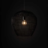 Lampa wisząca kuchenna Haiti 11167 Nowodvorski japandi cage bambusowa czarna