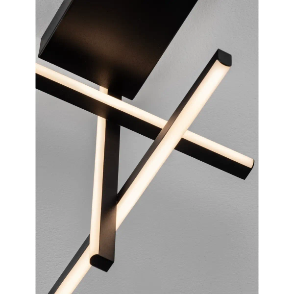 Metalowa sufitowa lampa ZAMERCA LE45484 LED 25W 3200K czarny