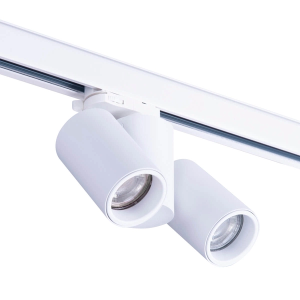 Ruchoma lampa Megara AZ4442 do 3-fazowego szynoprzewodu biała