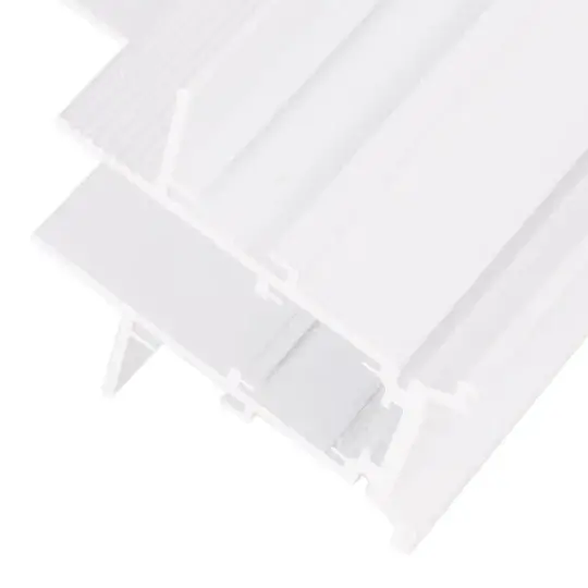 Szynowy kątownik magnetyczny ściana-sufit MT0027 metalowy biały