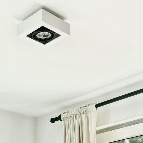 Natynkowa lampa sufitowa XIRAX 09119/06/31 Lucide biała czarna