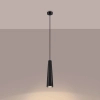Betonowa lampa wisząca Electra SL.1355 Sollux do salonu czarna