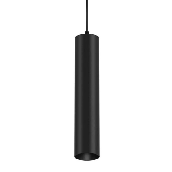 Wisząca lampa do systemu 1-faz Unity TR025-1-GU10-B tuba metalowa czarna