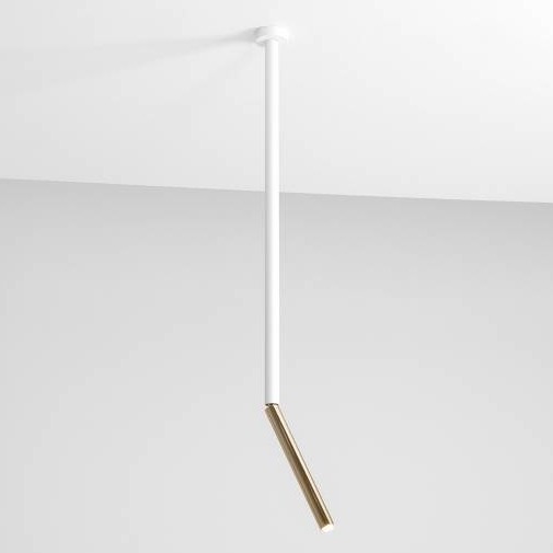 Tuba do salonu STICK 1067PL_G_L Aldex sufitowa lampa metalowa biała