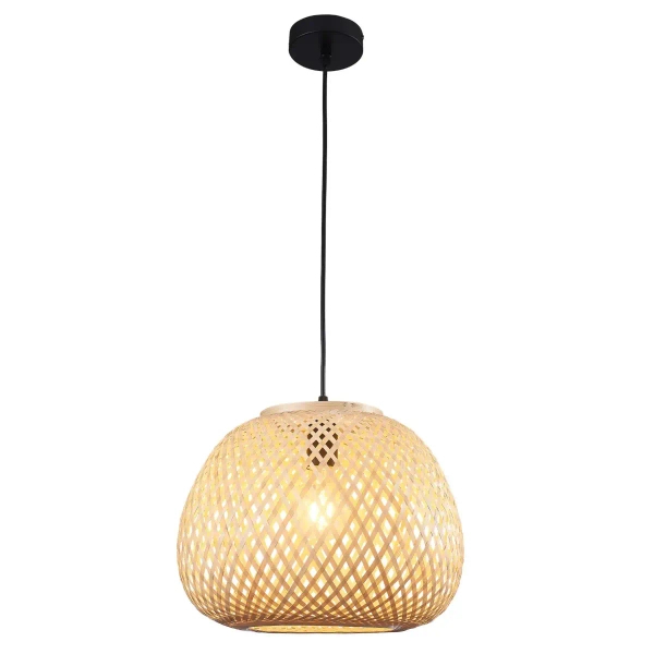 Lampa wisząca ekologiczna Zanzibar 329196 do kuchni boho beżowa