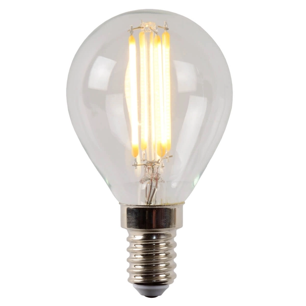 Żarówka bańka LED 49022/04/60 Lucide E14 4W 2700K 360lm przezroczysta