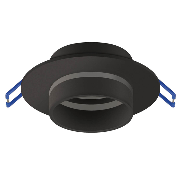 Wpustowa lampa sufitowa Zodiak nowoczesna oczko czarne