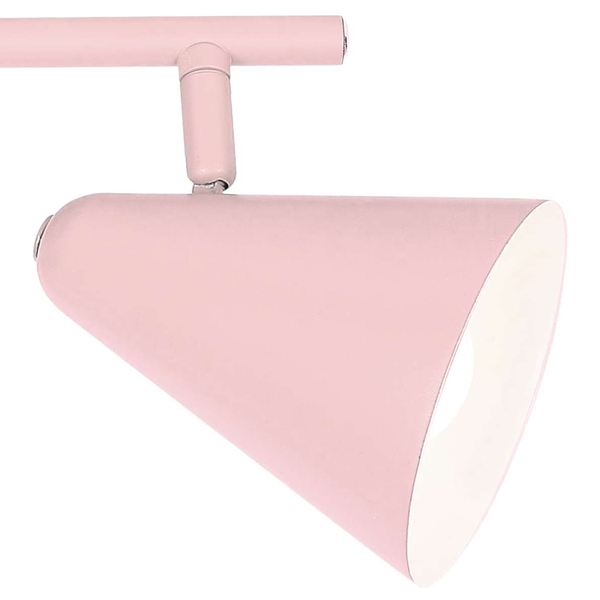 Plafon LAMPA sufitowa AMOR 92-68798 Candellux regulowana OPRAWA listwa metalowe reflektorki różowe