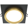 Lampa podstropowa Hoop DL086-GX53-SQ-BG downlight czarna złota