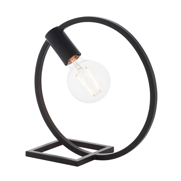 Stolikowa lampka Shape Circle 92222 pierścień ring czarny