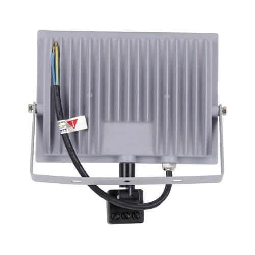 Elewacyjna LAMPA ścienna KROMA LED 50W 4500K 03607 Ideus reflektorowa OPRAWA zewnętrzna z czujnikiem ruchu outdoor IP44 szara