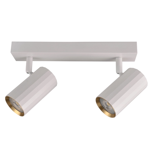 Sufitowa lampa tubki NICEA 323484 regulowana biały złoty