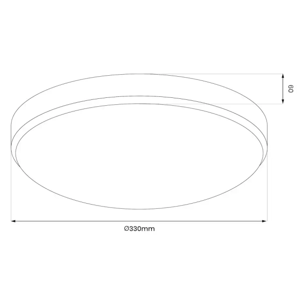 Łazienkowy plafon sufitowy Maya ML1658 LED 15W 4000K IP44 chrom