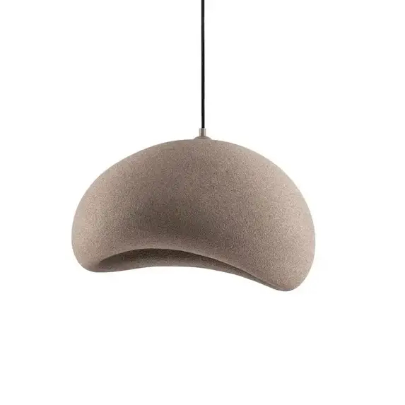 Lampa wisząca kopuła PALINZA LE45323 do salonu kopuła brązowa