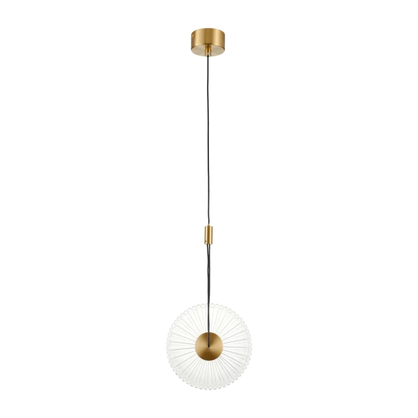 Wisząca lampa złota SUNBLAST LED 5W 3000K talerz nad stół ST-DL5623