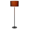 Klasyczna lampa podłogowa z abażurem Maya 45709/81/30 czarna