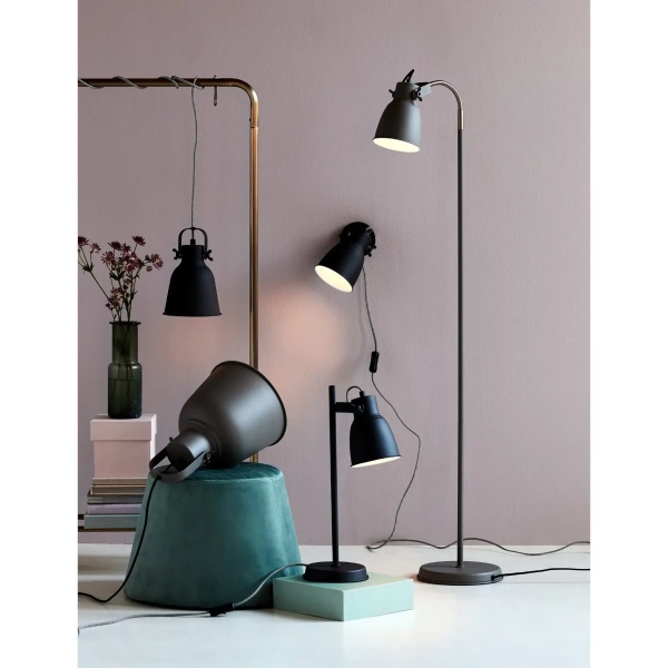 Wisząca lampa retro Adrian 48783003 nad stół antracyt