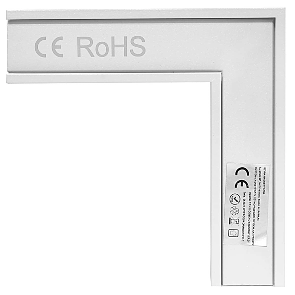 Łącznik do szyn magnetycznych natynkowych 832 Domeno LED kątowy biały