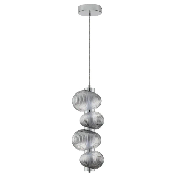 Dekoracyjna wisząca lampa TANVERA LE45207 LED 15W 3000K szara