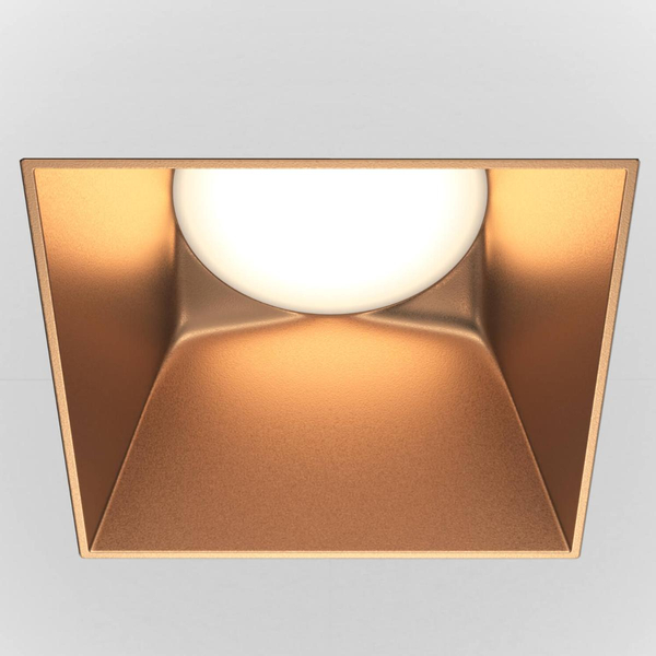 Oprawa podtynkowa Share DL051-01-GU10-SQ-WMG biała złota
