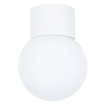 Plafon do jadalni szklany Hotel Mood 1 41313 okrągła kula biały