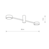 Plafon LAMPA loftowa ORBIT 7938 Nowodvorski salonowy kinkiet sticks białe
