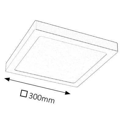 Plafon LAMPA sufitowa LOIS 2669 Rabalux ścienna OPRAWA kwadratowa LED 24W 3000K kinkiet satyna