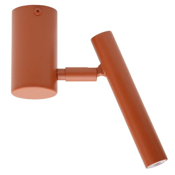 Minimalistyczna lampa sufitowa Sopel 41467 ruchoma tubka ceglana
